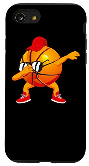 iPhone SE -2020- / 7 / 8 Dabbing Basketball Ball Kids Boys Dabbing Dance Gifts Bball Case