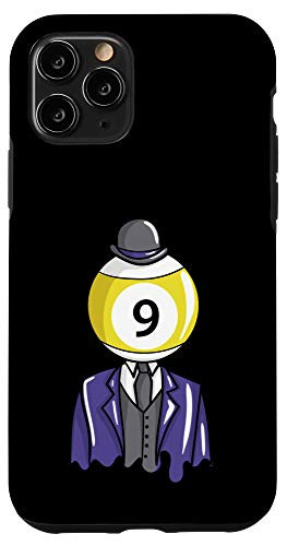 iPhone 11 Pro Vintage Billiards 9 Ball Pool Guy Player Gifts Case