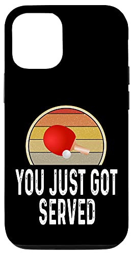 iPhone 12/12 Pro Funny You Just Got Served Ping Pong Table Tennis Racket Ball Case