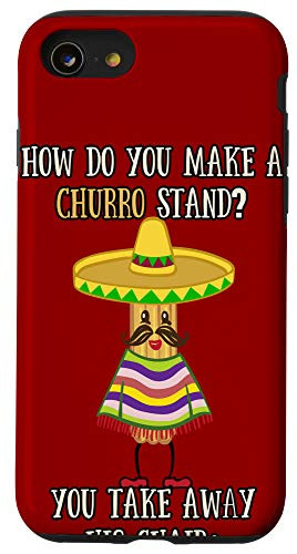 iPhone SE -2020- / 7 / 8 Churro Stand Funny Joke for Food Fans Case
