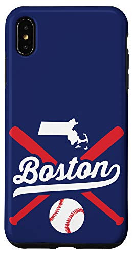 iPhone XS Max Boston Baseball Team Sports Fan Vintage Design Case