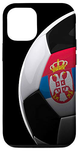 iPhone 12/12 Pro Serbia Flag Soccer Ball Soccerball Serbian Champions Case