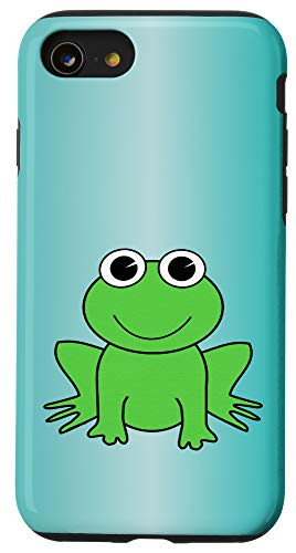iPhone SE -2020- / 7 / 8 Cute Green Cartoon Frog Phone Accessory gift for frog fans Case