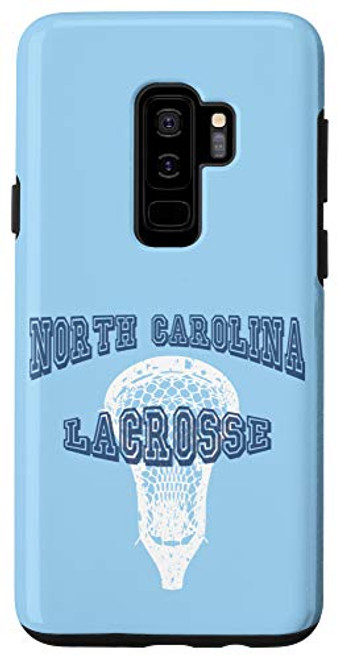 Galaxy S9 plus NC Lax Stick North Carolina Lacrosse Fan The Tarheel State Case