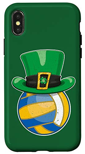 iPhone X/XS Leprechaun Volleyball Ball St Patrick's Day Gift Case