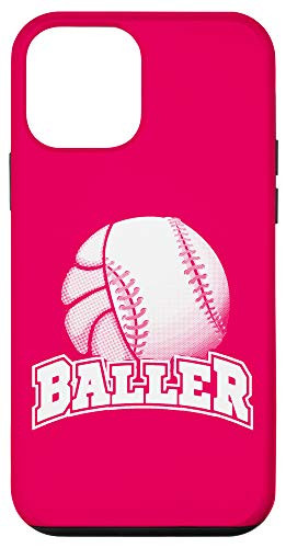 iPhone 12 mini Funny Ball Girl Basketball Softball Case