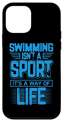 iPhone 12 mini Swimming Fan Saying - Swimmer Gift Case
