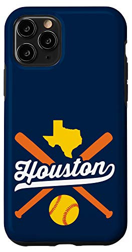 iPhone 11 Pro Houston Baseball Team Sports Fan Vintage Design Case