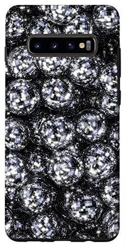 Galaxy S10 plus Disco Ball 70s 80s Dance Music Club Party Bling Pattern Case