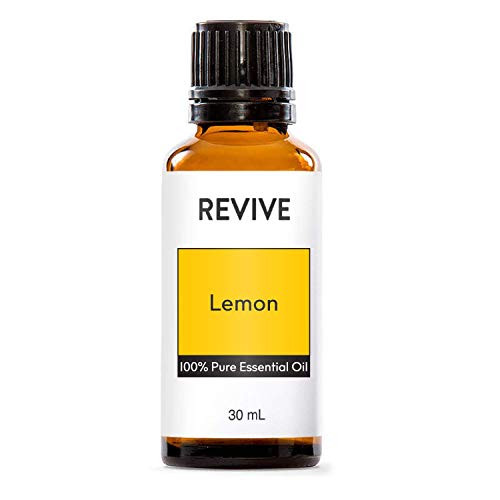 Lemon Essential Oil 30mL by Revive Essential Oils - 100 percent Pure Therapeutic Grade, For Diffuser, Humidifier, Massage, Aromatherapy, Skin  and  Hair Care