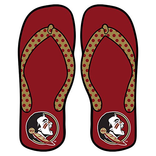 Craftique Florida State Seminoles Decal -FSU FLIP Flop Decal -4",6"-, 6 in-