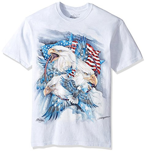 The Mountain Allegiance Adult T-Shirt, Blue, 2XL