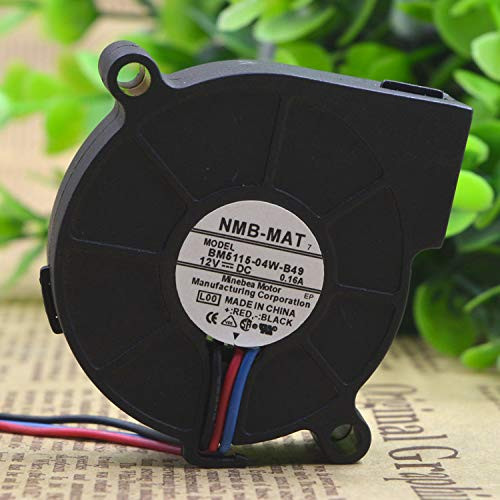For NMB BM5115-04W-B49 12V 0.16A 5CM 5015 3-wire centrifugal turbo blower fan