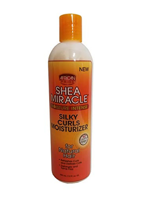 Ap Shea Miracle Silky Curls Moisturizer 12 Ounce -354ml- -2 Pack-
