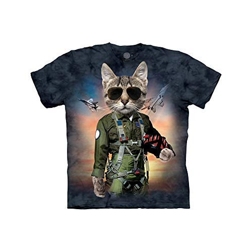 The Mountain Tom Cat- Ch Child T-Shirt, Blue, XL