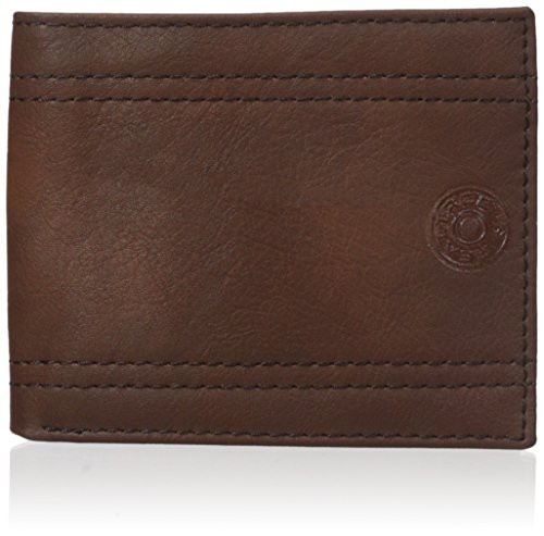 Realtree Men's RFID Blocking Passcase Wallet, Brown/Brown, One Size