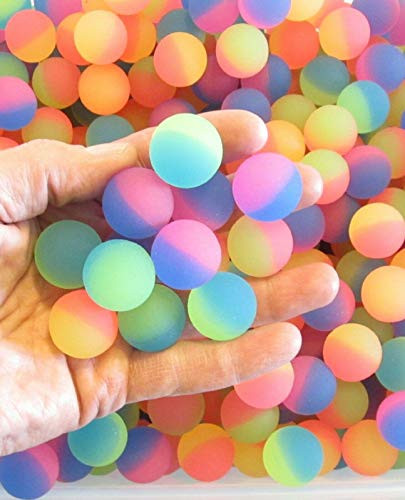 30 ICY Frosted NEON Super HIGH Bounce Balls HI Bouncy Superball CAT Toy 27MM 1"