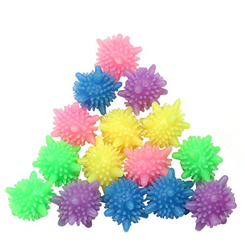 Washer Balls,Reusable Tangle-Free Eco-Friendly Laundry Scrubbing Balls,Solid Colorful Laundry Washing Balls Enhance Your Machine Cleaning Power -15 Pcs- Washer Balls,Reusable Tangle-Free Eco-Friendly Laundry Scrubbing Balls,Solid Colorful Laundry Washing Balls Enhance Your Machine Cleaning Power -15 Pcs-