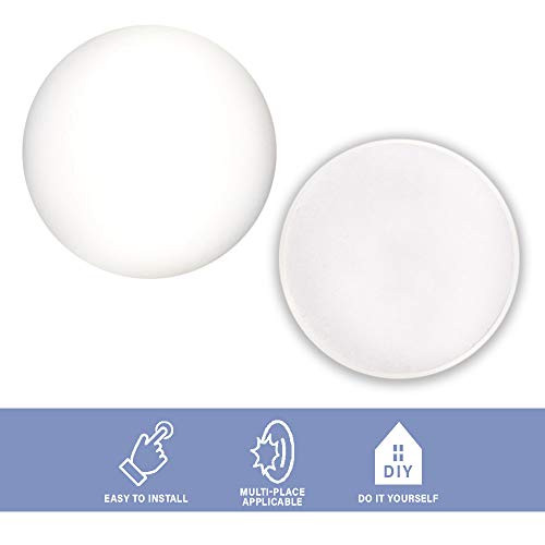 Door Stopper Wall Protector, 6pc-60mm- Adhesive Reusable Silicone Door Knob Wall Bumper Guard and Silencer for Door Handle, Refrigerator Door Door Stopper Wall Protector, 6pc-60mm- Adhesive Reusable Silicone Door Knob Wall Bumper Guard and Silencer for Door Handle, Refrigerator Door