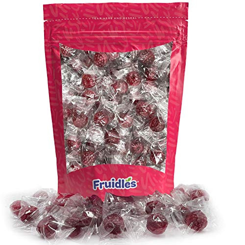Filled Raspberries Candies, Round Hard Candy, Kosher Parve, Individually Wrapped -40 Count -Half-Pound-- Filled Raspberries Candies, Round Hard Candy, Kosher Parve, Individually Wrapped -40 Count -Half-Pound--