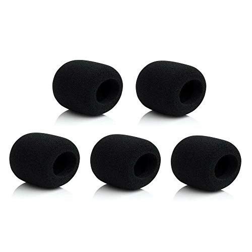 Bolymic 5 PACK Karaoke KTV Vocal Microphone Foam Ball-Type Windscreen,Suitable for Shure Cordless Mic PGX2 PG288 SM48 SM58 Beta58A Beta87A Beta57A SM58LC