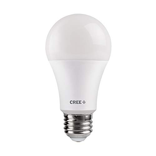 Cree Lighting A19-75W-P1-30K-E26-U1 Pro Series A19 75W Equivalent LED Bulb -Dimmable- 1100 lumensBright 3000K 1 Pack, Bright White