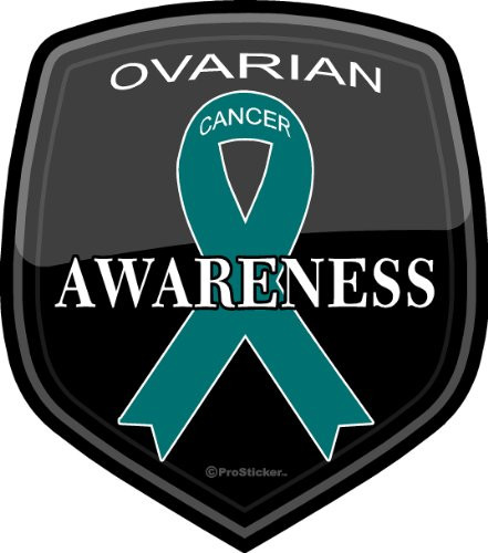 ProSticker 2525 -One- 4" Cancer Awareness Series Ovarian Decal Sticker