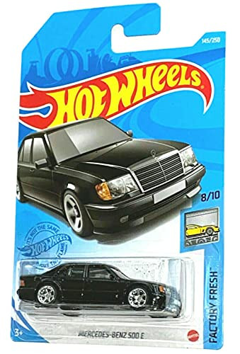 DieCast Hotwheels Mercedess Benz 500 E - Factory Fresh 8/10 -Black- 145/250