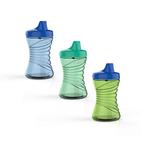 First Essentials by NUK Fun Grips Hard Spout Sippy Cup, 10 oz, 3 Pack, 12 plus Months