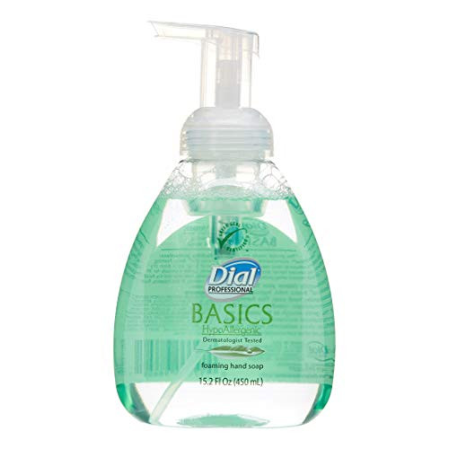 Dial Professional Basics Foaming Hand Soap, Honeysuckle, 15.2 oz. Pump Bottle