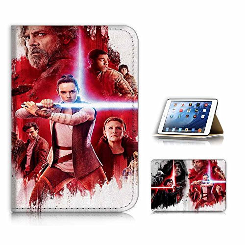 (For iPad Mini 4 ) Flip Style Case Cover, Shock Protection Design with Screen Protector - B31020 Starwars Rey