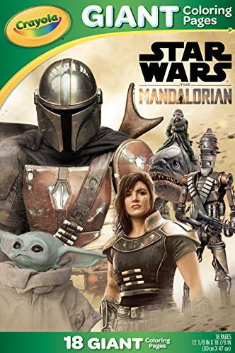 Crayola Star Wars Mandalorian Giant Coloring Pages