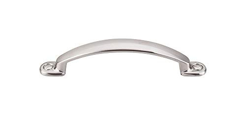 Top Knobs M1294 Asbury Collection 3-3/4 Inch Arendal Pull, Brushed Satin Nickel