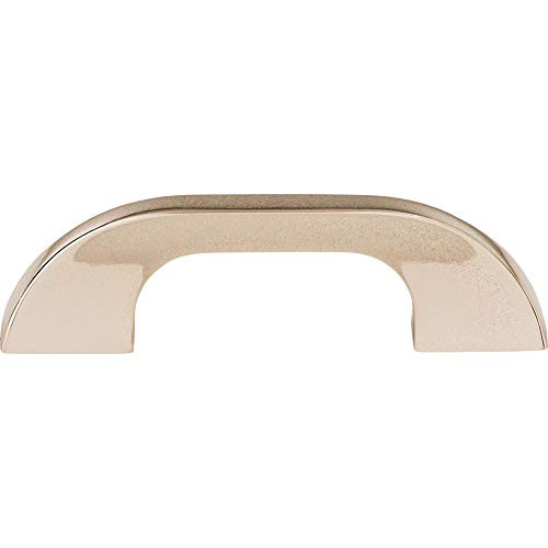 Top Knobs TK44 Sanctuary Collection 3 Inch Center to Center Neo Cabinet Pull, Polished Nickel
