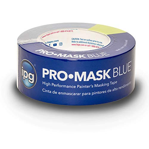 IPG ProMask Blue, 14-Day Painter's Tape, 1.88" x 60 yd, Blue, -Single Roll-