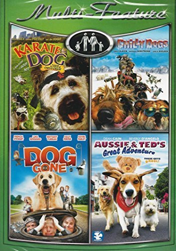 Four Movies on 2 Dvd's - Karate Dog, Chilly Dogs, Dog Gone, Aussie  and  Ted's Adventure