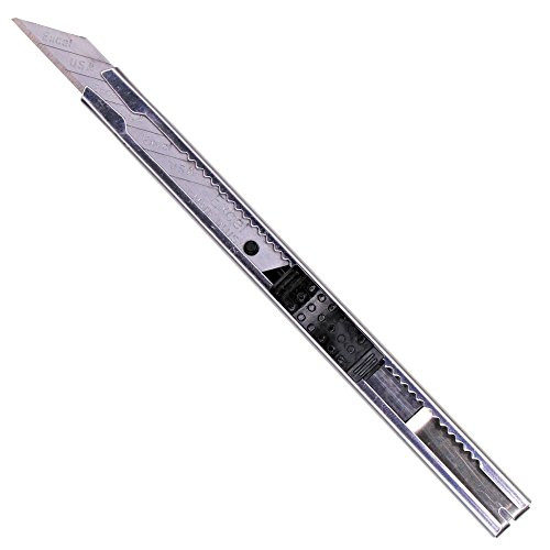 Excel Blades K70 Snap Blade Utility Knife, Metal Framed Slim Body 13 Point Box Cutter Knife