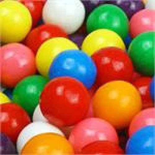 100 Piece Bag Dubble Bubble 1/2 Inch Gumballs - Assorted Flavors