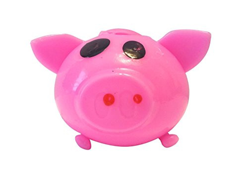 Splat Ball Novelty Squishy Toy Pink Pig