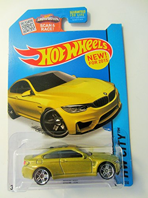 Hot Wheels 2015 HW City BMW M4 24/250, Gold Hot Wheels 2015 HW City BMW M4 24/250, Gold