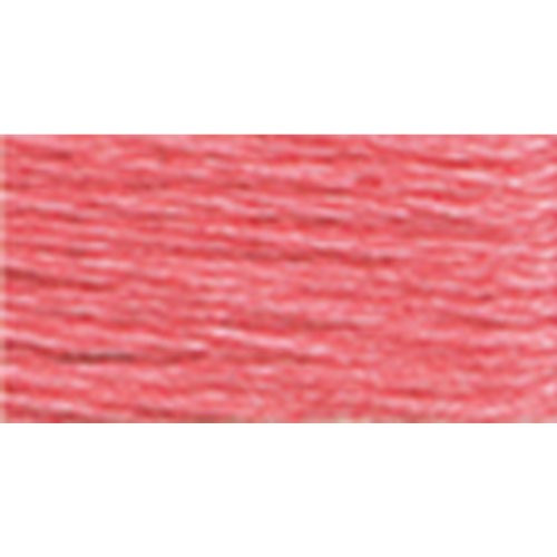 DMC 117-3706 Mouline Stranded Cotton Six Strand Embroidery Floss Thread, Medium Melon, 8.7-Yard