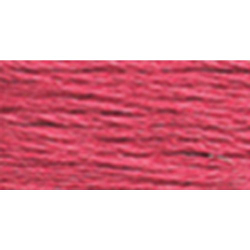 DMC 117-3832 Mouline Stranded Cotton Six Strand Embroidery Floss Thread, Medium Raspberry, 8.7-Yard