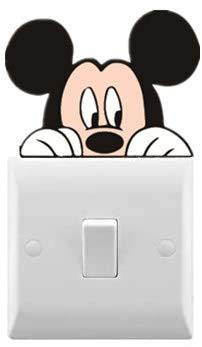 Mickey Mouse Peeking Inspired Novelty Car Stickers/Light Switch Stickers Wall Decal -Set of 2-