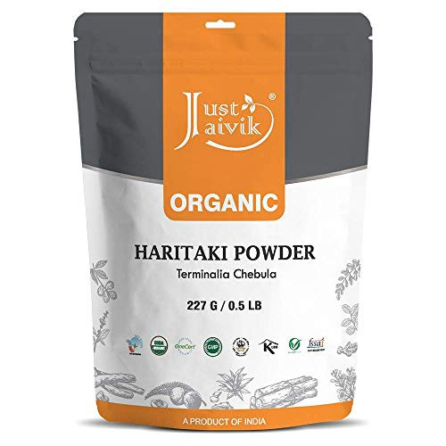 100 percent Organic Haritaki Powder - Terminalia Chebula -227g / 0.5 LB - USDA Certified Organic - an Ayurvedic Herb for Detoxification and Rejuvenation for Vata 100 percent Organic Haritaki Powder - Terminalia Chebula -227g / 0.5 LB - USDA Certified Organic - an Ayurvedic Herb for Detoxification and Rejuvenation for Vata