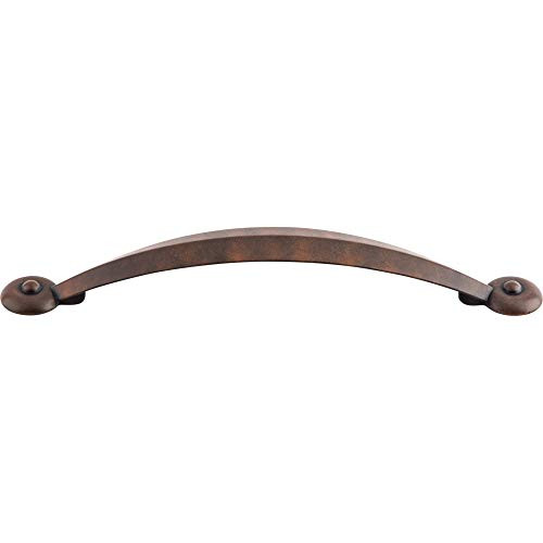 Top Knobs M1240 Dakota Collection 5-1/16" Angle Pull, Patina Rouge
