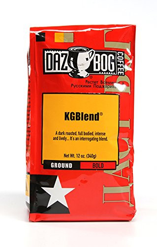 Dazbog Ground Coffee, KG Blend, 12 Ounce