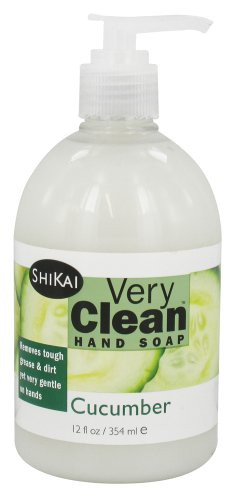 ShiKai Very Clean Hand Soap, Cucumber Scent, 12 Ounce