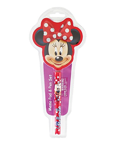 Disney Minnie Mouse 'Minnie Face' Memo Pad  and  Pen Set