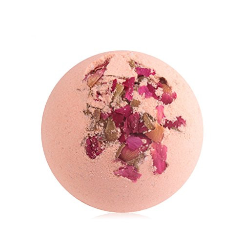ROSENICE Bath Fizzies Spa Bubble Body Essential Oil Bath Ball Natural Bath Bomb pink