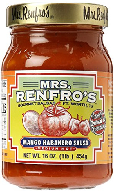 MRS RENFRO SALSA HABANERO MANGO